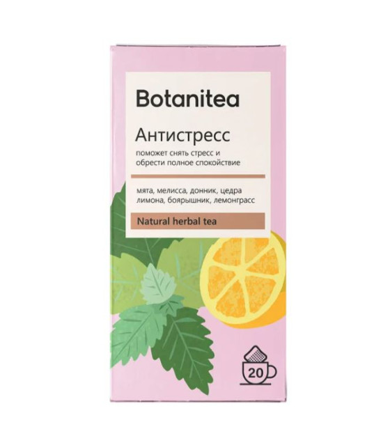 BOTANITEA Antistress Natural Herbal (20x1,8g bags) - 36g (best before 30.05.27)