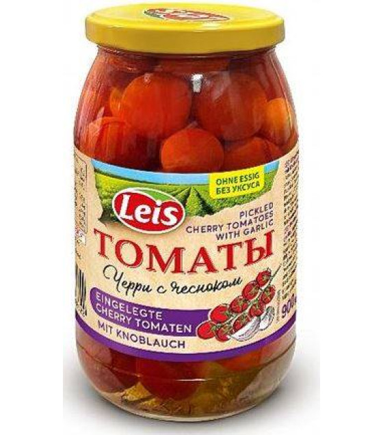 LEIS Pickled Cherry Tomatoes "With Garlic" - 900mL (best before 05.09.27)