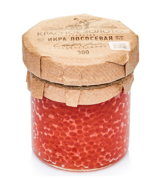 KRASNOE ZOLOTO Salmon Caviar (Gorbusha) - 300g (best before 24.07.26)
