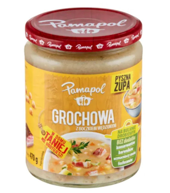 PAMAPOL Pea Soup with Smoked Bacon - 500g (best before 12.10.27)