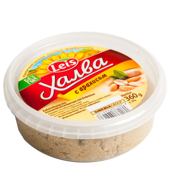 LEIS Halva Vanilla with Peanut - 360g (best before 27.11.25)