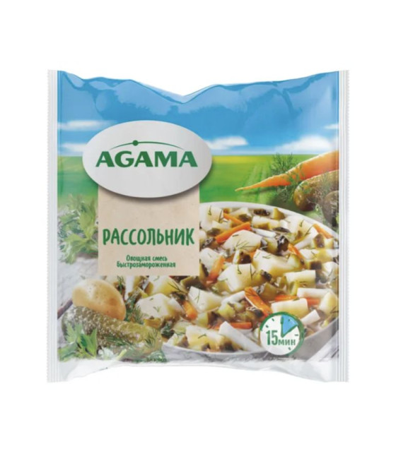 AGAMA Frozen Pickle Soup Veggie Mix Rassolnik - 400g (best before 21.04.28)