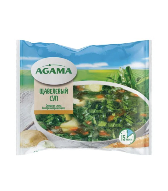 AGAMA Frozen Sorrel Soup Veggie Mix - 400g (best before 25.06.28)