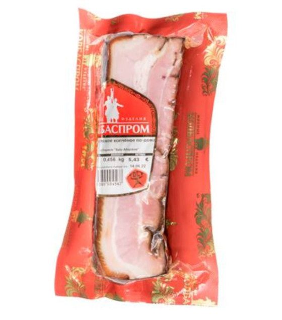 KOLBASPROM Pork Fat "Altayskoe" with salt (weight) - about 380g (best before 10.08.25)