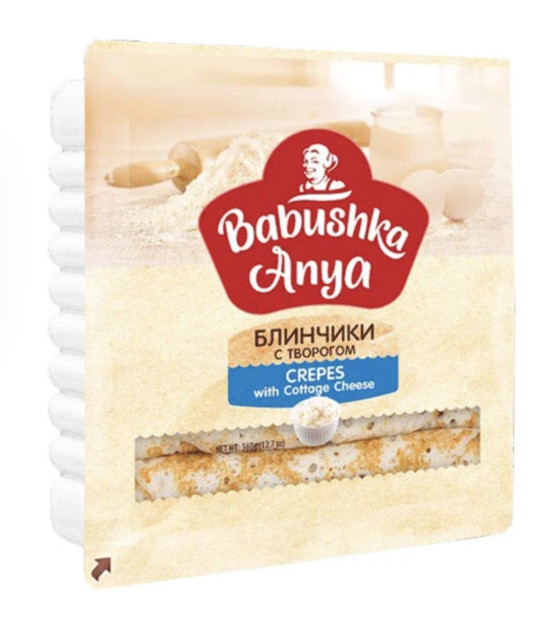 BABUSHKA ANYA Crepes with Cottage Cheese - 360g (best before 11.01.27)
