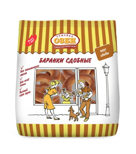 OZBI FAMILY Sweet Dough Baranki - 220g (best before 07.06.25)