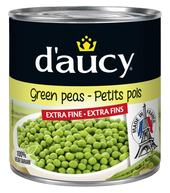 DAUCY Green Peas Extra Fine - 400g (best before 12.05.26)