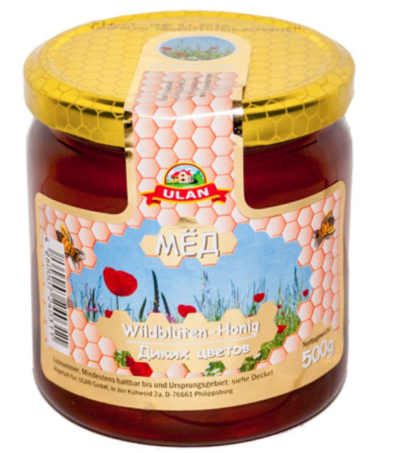 ULAN Wild Flowers Honey Creamy - 500g (best before 18.03.27)