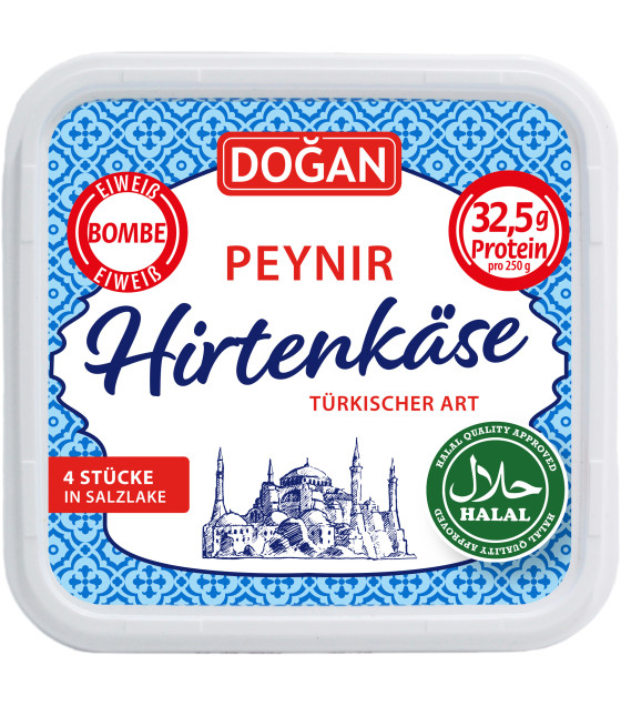 DOVGAN Turkish-style Brined Cheese 45% - 250g (best before 27.10.25)