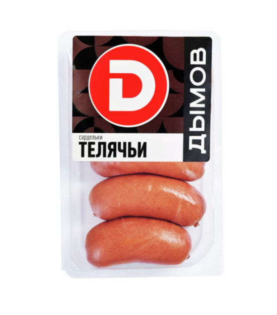 DYMOV Sausages "Sardelki Telyachyi" - 460g (best before 04.06.26)