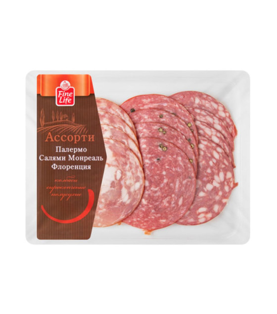 Fine Life Salami Assortment (Palermo, Montreal, Florence) - 120g (best before 19.04.26)