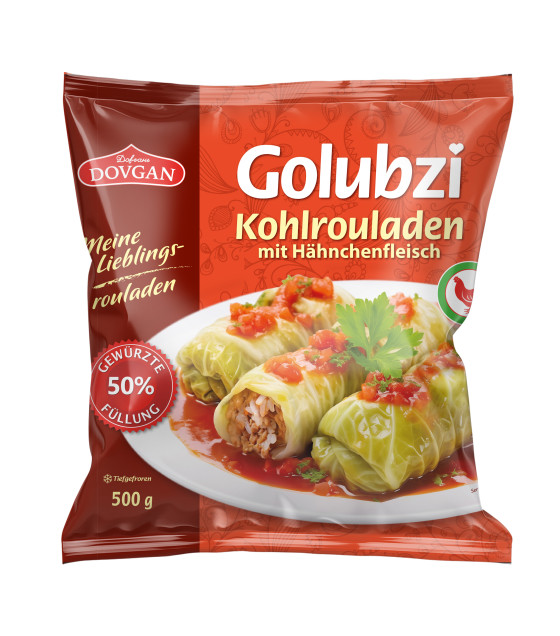 DOVGAN Golubzi Cabbage Rolls with Chicken - 500g (best before 16.09.26)