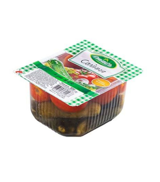 GREENVILLE Assorted Pickled Red Tomatoes and Sour Cucumbers (No Vinegar) - 850/500g (best before 12.04.25)