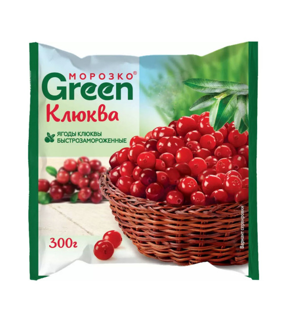 MOROZKO GREEN Wild Cranberries - 300g (best before 11.12.26)