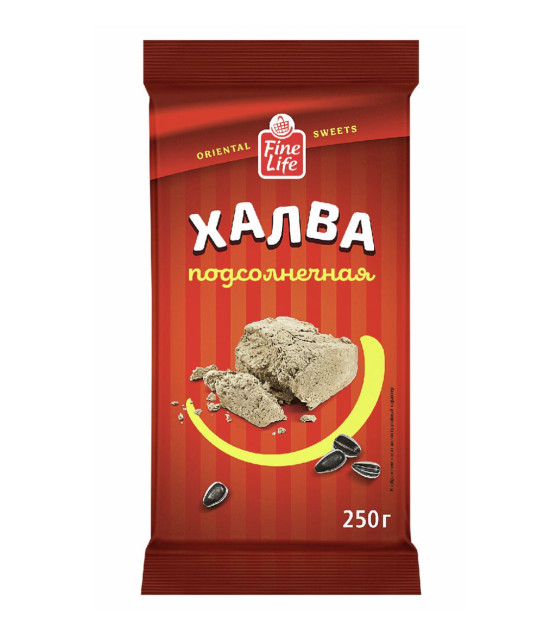 FINE LIFE Sunflower Halva - 250g (best before 01.03.27)
