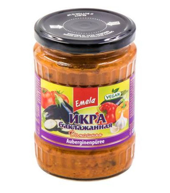 EMELA Eggplant Caviar Spread "Domashnaya" - 680g (best before 30.08.27)