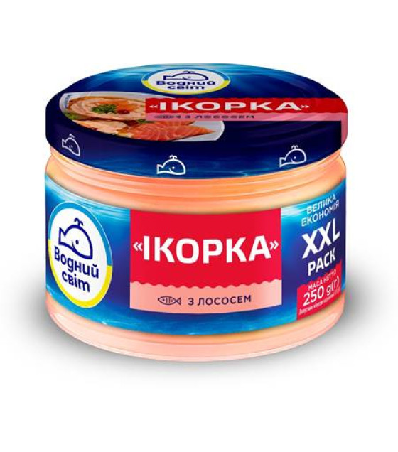 VODNY MIR Ikorka Caviar Spread with Salmon - 250g (best before 22.01.27)