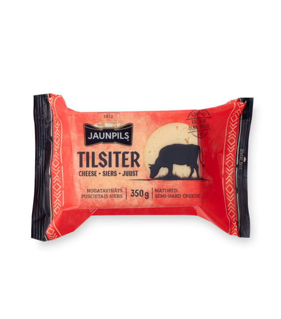 JAUNPILS Cheese "Tilsiter" 45% piece - 350g (best before 21.09.25)