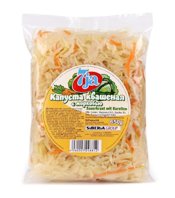 7JA Sauerkraut with Carrot - 650g (best before 10.04.26)