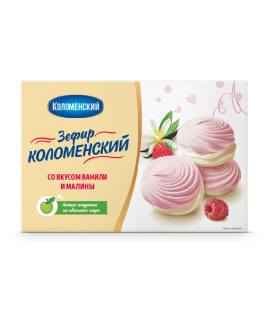 KOLOMENSKOYE Zephyr (Vanilla & Raspberry) - 250g (best before 23.06.26)