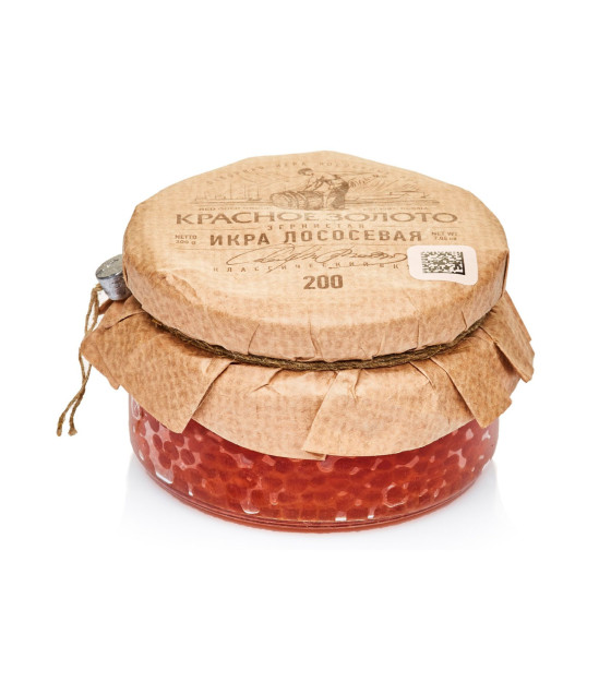 KRASNOE ZOLOTO Salmon Caviar (Gorbusha) - 200g (best before 24.08.26)