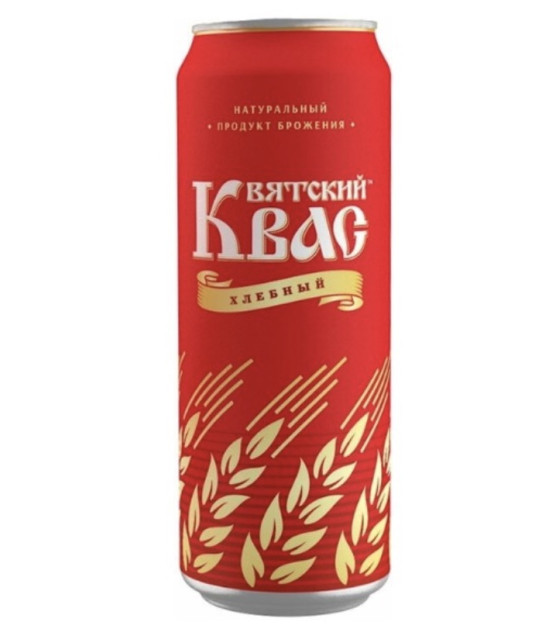 VYATSKY Bread Kvas Can - 450ml (best before 02.06.27)