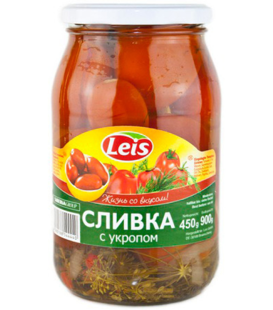 LEIS Pickled Plum Tomatoes "With Dill" - 1L (best before 29.08.26)