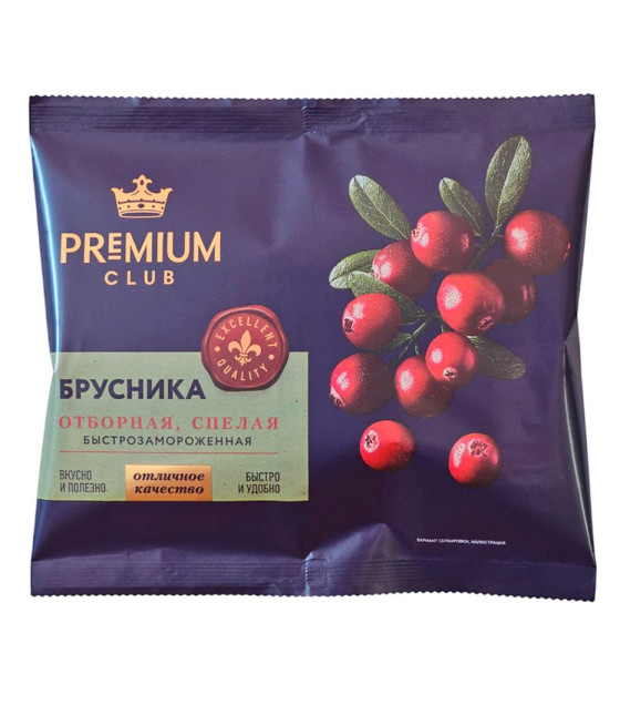 PREMIUM CLUB Quick-Frozen Lingonberries - 300g (best before 20.09.26)