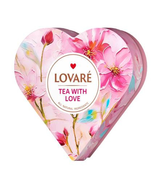 LOVARE Tea with Love Set - 2 Flavors (2x34 pcs*2g) - 68g (best before 30.08.25)