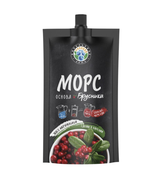 KARELSKOE LETO Lingonberry Mors Drink Base - 200ml (best before 18.05.28)