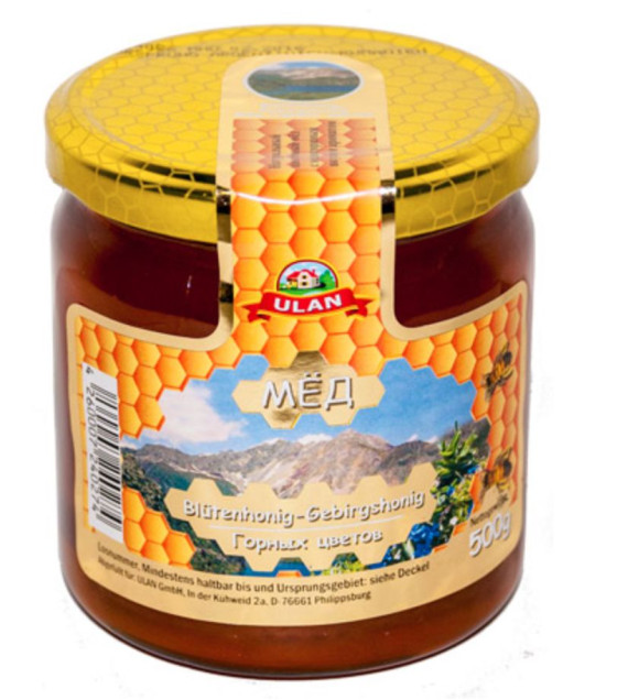ULAN Mountain Flowers Honey - 500g (best before 18.03.27)