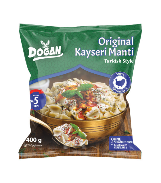 DOVGAN Kayseri Manti Dumplings with Turkey - 400g (best before 23.10.26)
