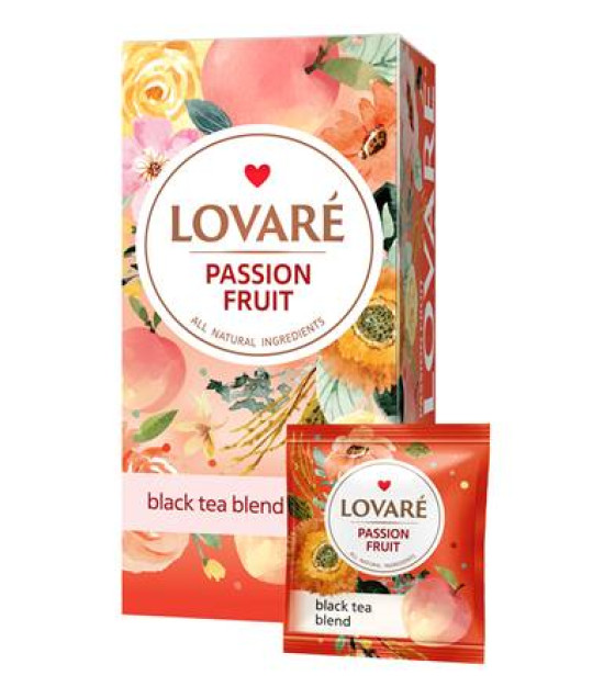 LOVARE "Passion Fruit" Fruit Tea (24 bags x 2g) - 48g (best before 05.10.27)