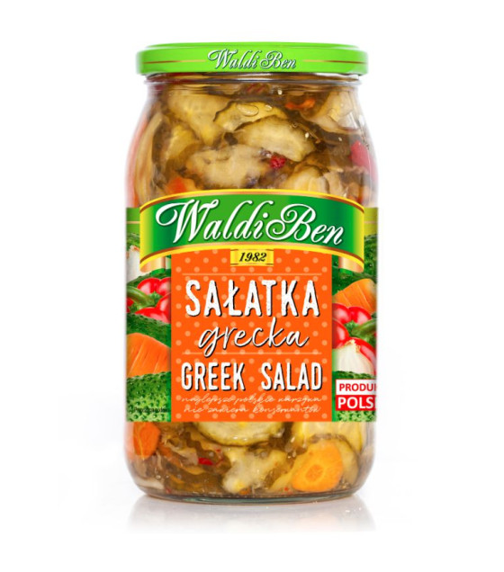 WALDIBEN Greek Salad "Salatka Grecka" - 840g (best before 08.09.28)