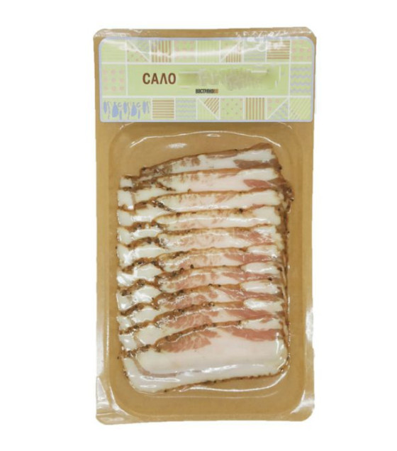 VOSTRAKOVO Pork Fat "Salo" slices - 100g (best before 12.11.25)