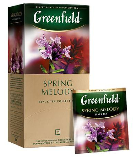 GREENFIELD Spring Melody Black Tea (25x1,5g bags) - 37,5g (best before 30.03.27)