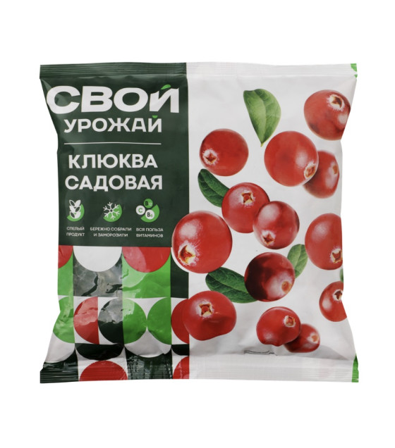 SVOY UROZHAY Frozen Garden Cranberries - 300g (best before 17.07.26)
