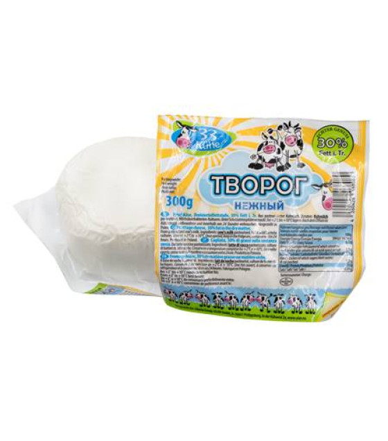 33 KOROVY Cottage Cheese "Nejny" 30% - 300g (best before 01.11.25)