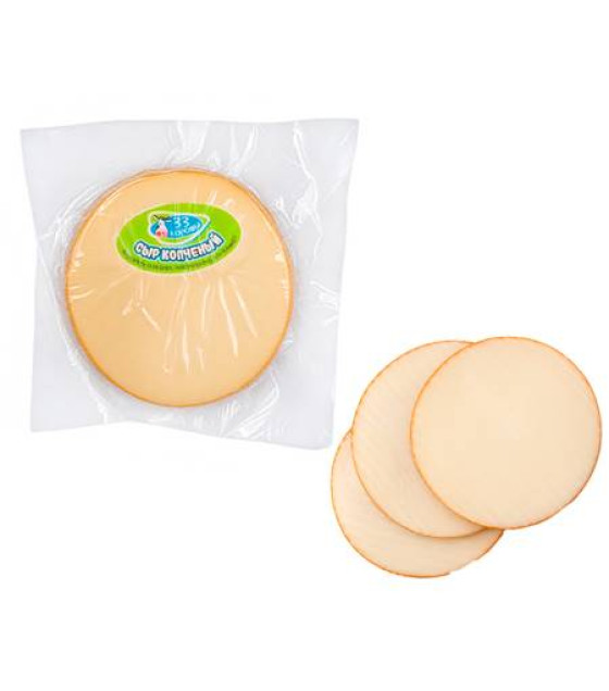 33 KOROVY Natural Smoked Processed Cheese Round Cut - 200g (best before 14.08.27)