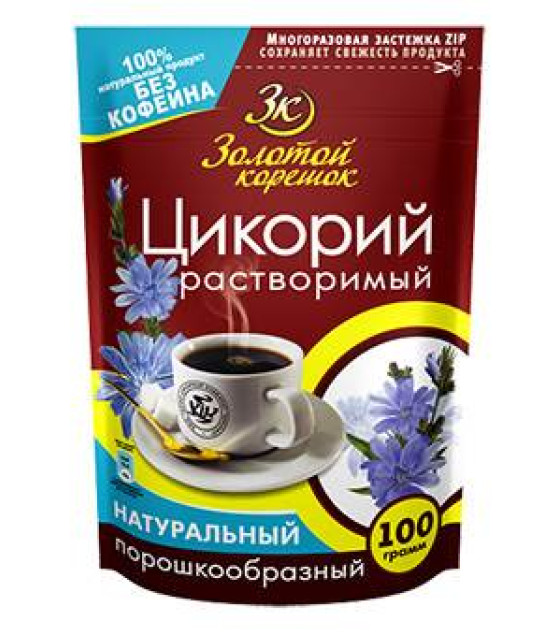 GOLDEN ROOT Natural Powdered Chicory - 100g (best before 06.01.27)