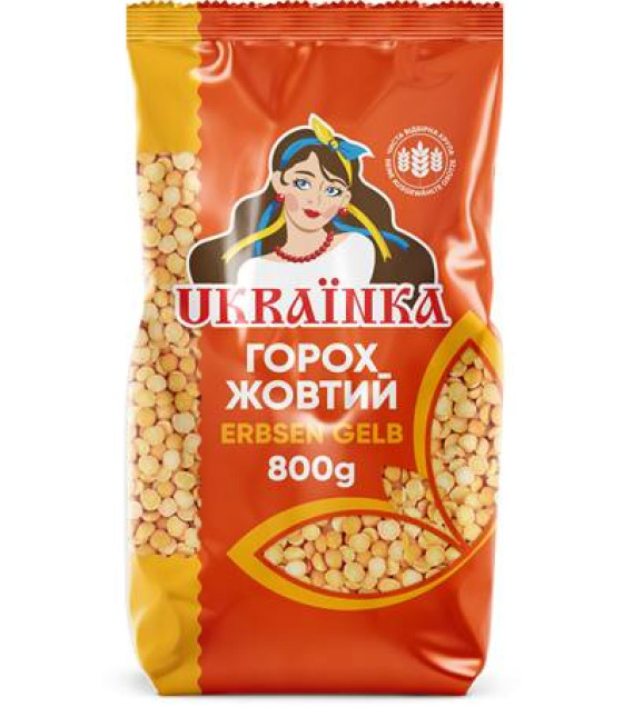 UKRAINKA Split Yellow Peas Polished - 1000g (best before 30.10.26)
