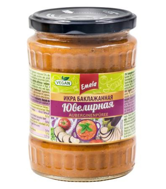 EMELA Eggplant Caviar "Juvelirnaya" - 580g (best before 30.07.27)