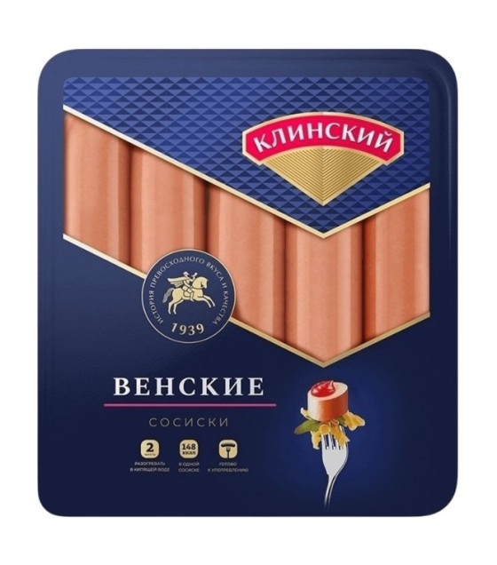 KLINSKY Sausages "Venskie" - 470g (best before 04.06.25)