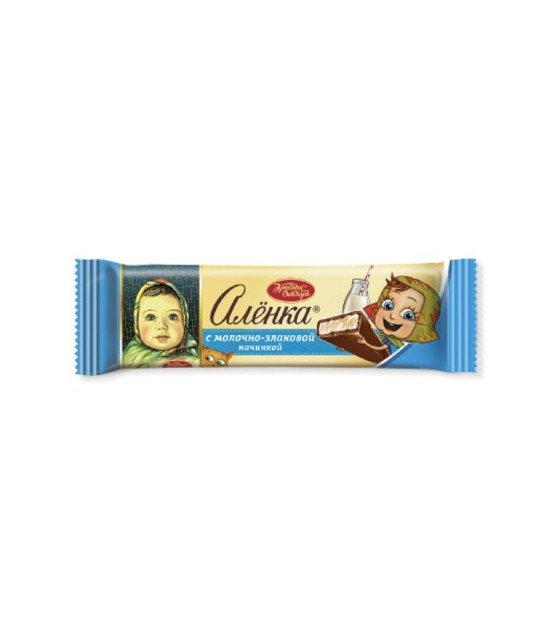 ALENKA Chocolate Bar with Milky-Cereal Filling - 45g (best before 29.09.25)