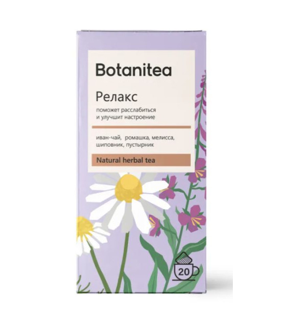BOTANITEA Relax Natural Herbal (20x1,8g bags) - 36g (best before 30.05.27)