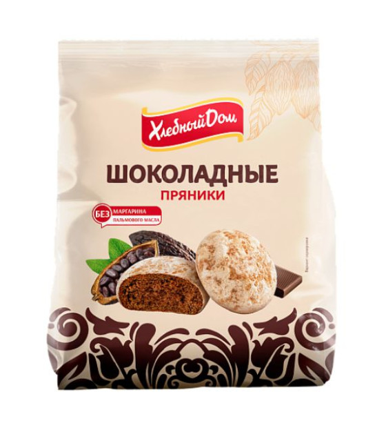 KHLEBNY DOM Chocolate Soft Gingerbread - 300g (best before 17.06.26)