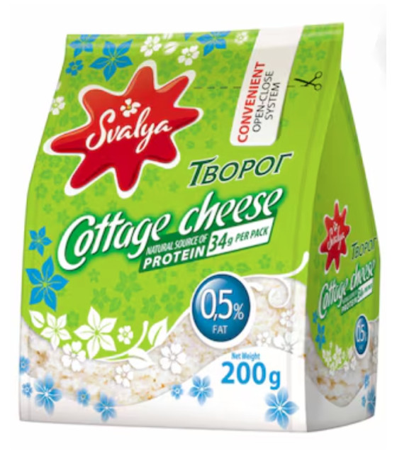 SVALIA Cottage Cheese Classic 0.5% low fat - 200g (best before 17.05.26)