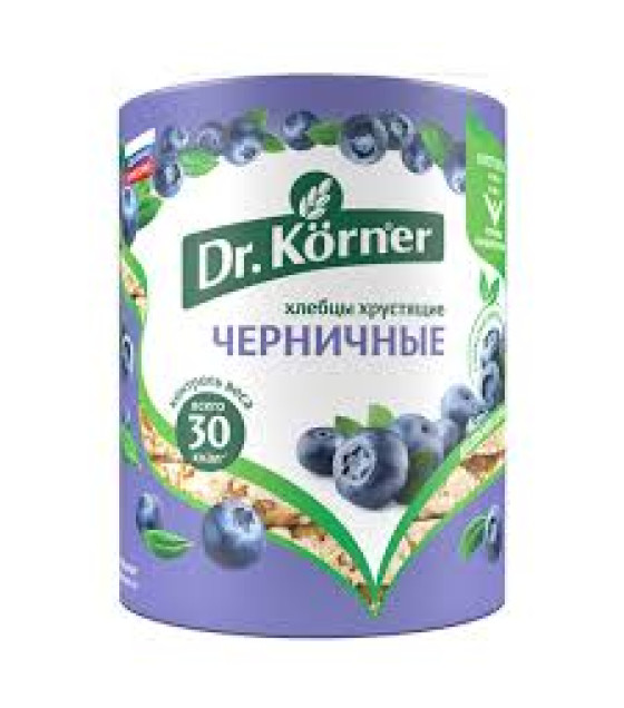 DR. KORNER Crispy Breads "Blueberry" - 100g (best before 27.09.25)