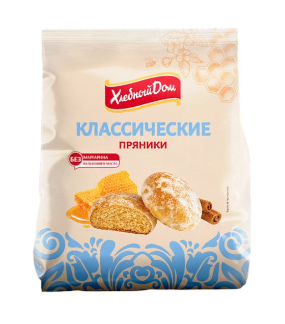 KHLEBNY DOM Classic Soft Gingerbread Cookies (best before 10.06.26)