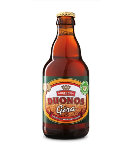 GUBERNIJA Dark Rye Bread Kvass (Glass Bottle) - 0.33 L (best before 26.10.26)